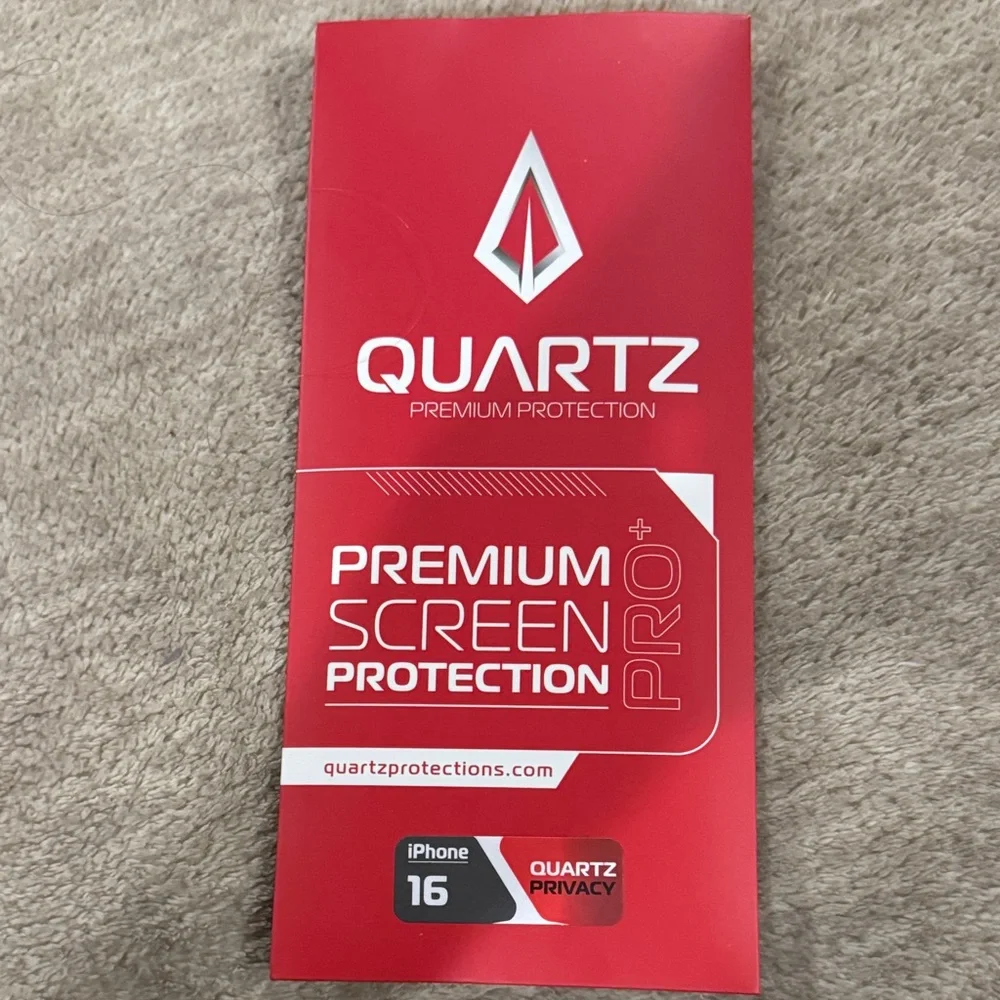 8 Quartz Premium IPhone 16 Screen Protection